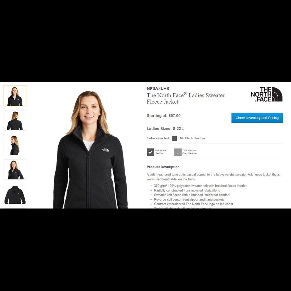 COPY - The North Face ladies sweater Fleece